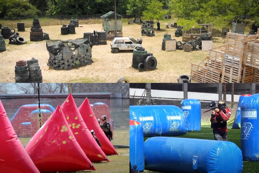 Paintball arenas