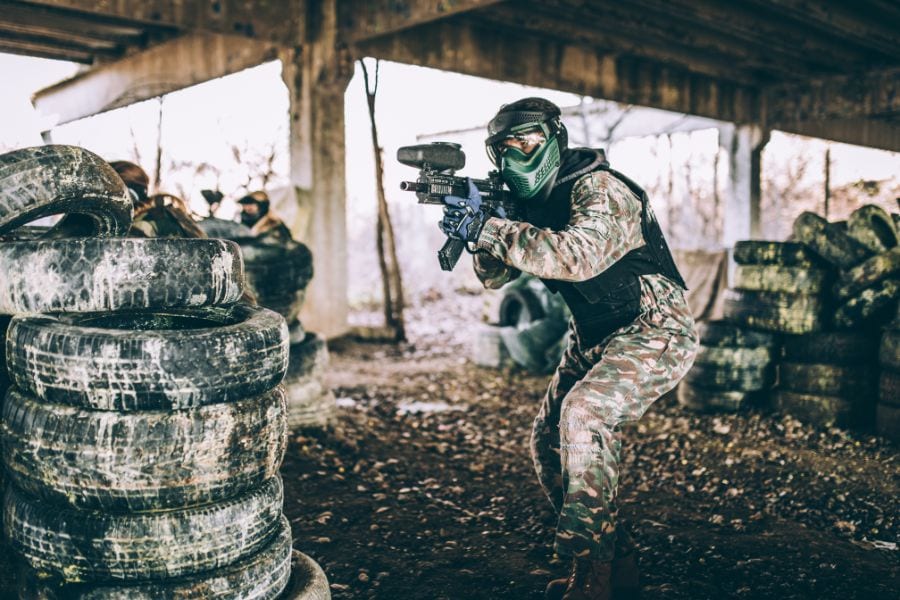 Playing paintball safely