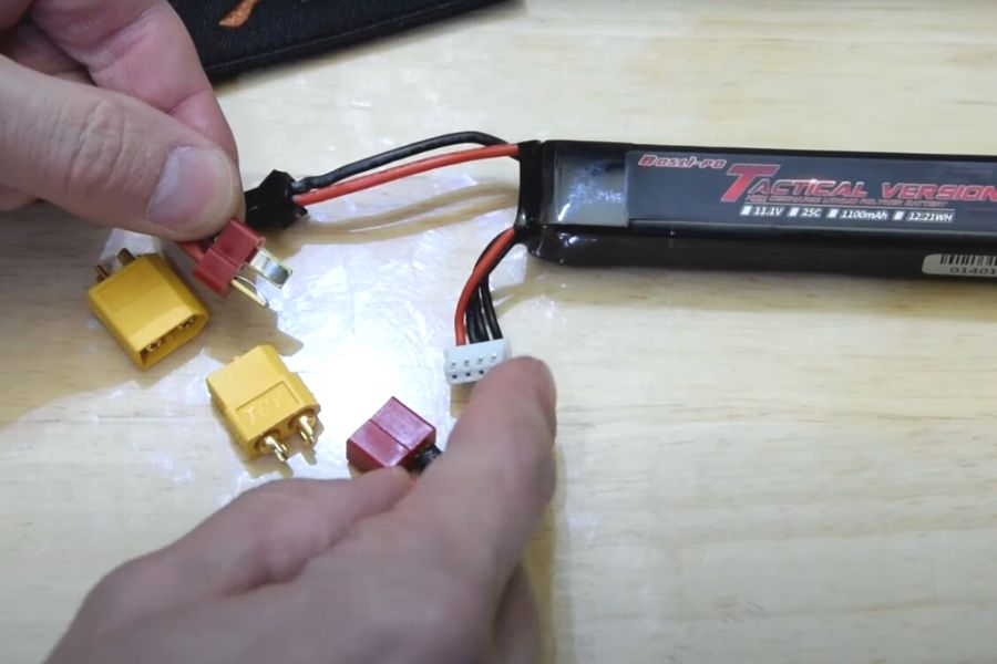 Gel blaster battery maintenance