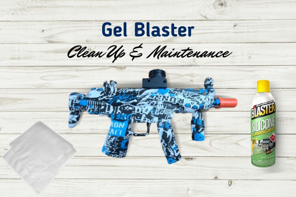 Gel blaster cleaning and maintenance