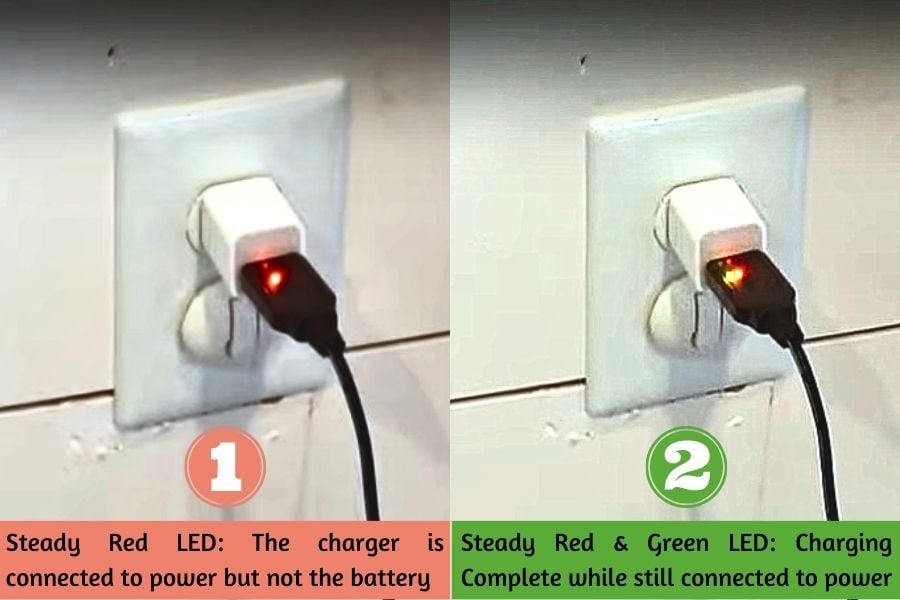 Splat R Ball gun charging indicators