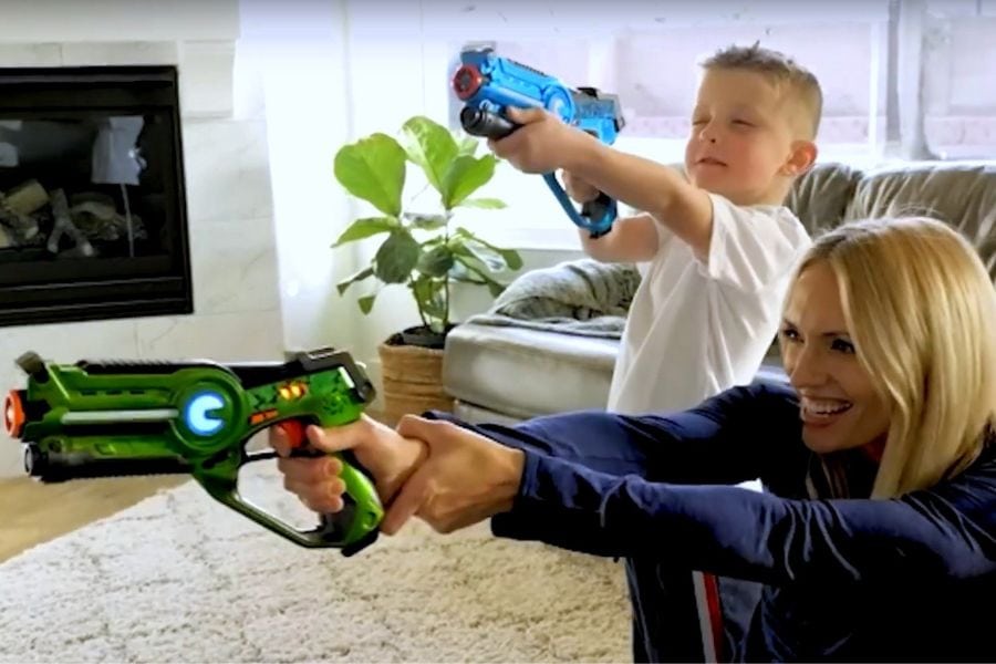 Laser tag game modes at home