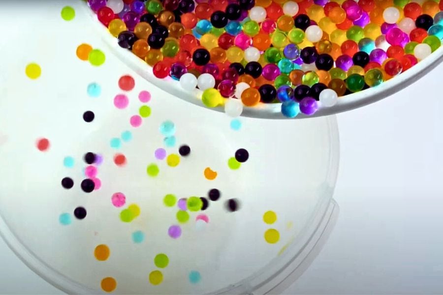 Recreational activity with Orbeez balls