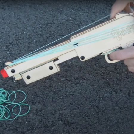 Rubber band gun