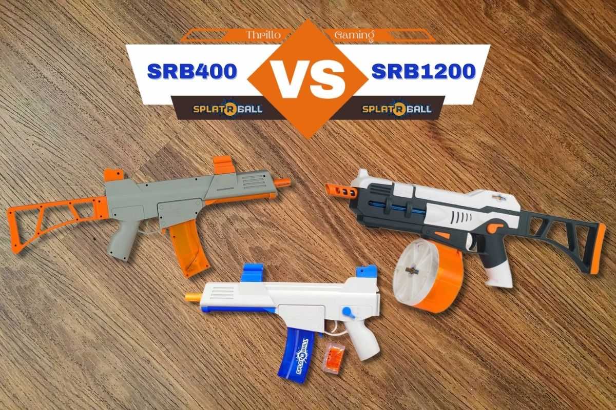 SRB400 Vs SRB1200 Splatrball Gun