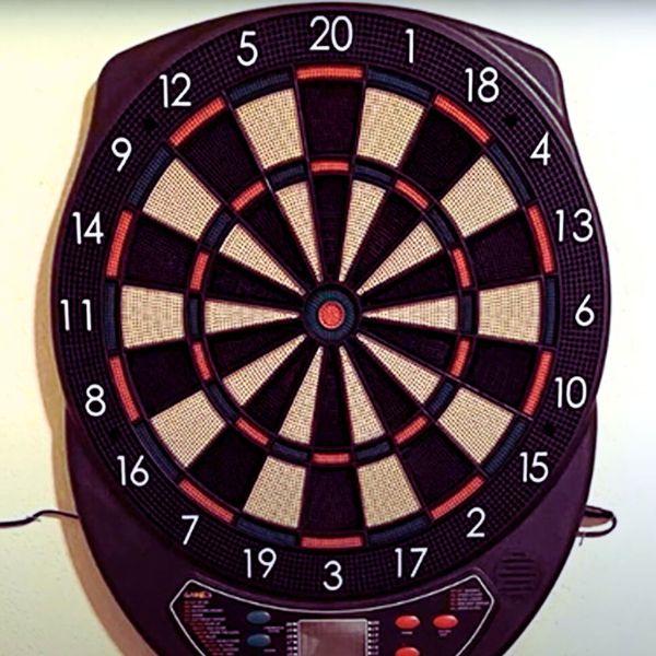 An electronic dartboard