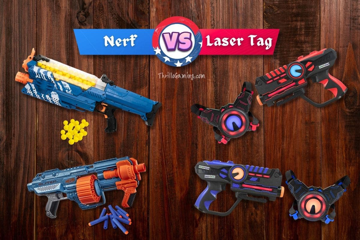 Nerf vs. Laser Tag Guns